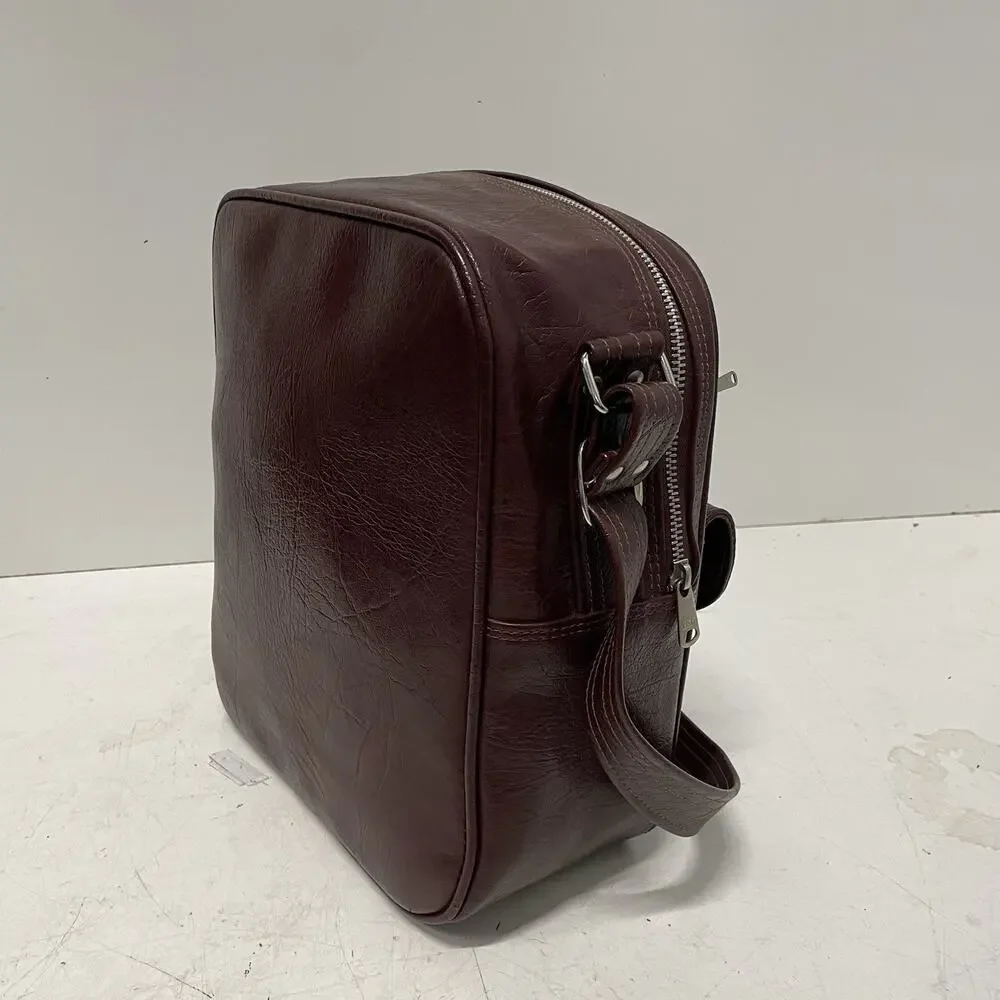 Samsonite Sonora Vintage Under Seat Carry On Travel Shoulder Bag Burgundy Red
